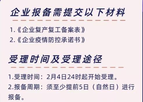 注意！深圳各區(qū)（新區(qū)）企業(yè)復(fù)工報備具體申請工作指引在這里